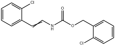 (2-chlorophenyl)methyl N-[(E)-2-(2-chlorophenyl)ethenyl]carbamate Structure