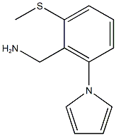 [2-(methylsulfanyl)-6-(1H-pyrrol-1-yl)phenyl]methanamine|