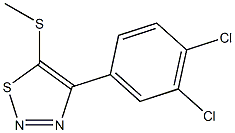 4-(3,4-dichlorophenyl)-5-(methylsulfanyl)-1,2,3-thiadiazole Structure