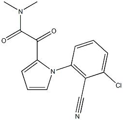 2-[1-(3-chloro-2-cyanophenyl)-1H-pyrrol-2-yl]-N,N-dimethyl-2-oxoacetamide