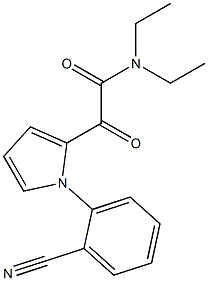 2-[1-(2-cyanophenyl)-1H-pyrrol-2-yl]-N,N-diethyl-2-oxoacetamide