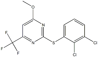  2-[(2,3-dichlorophenyl)sulfanyl]-4-methoxy-6-(trifluoromethyl)pyrimidine