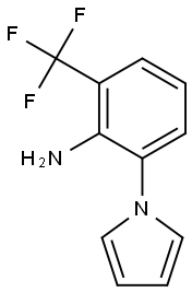 2-(1H-pyrrol-1-yl)-6-(trifluoromethyl)aniline,,结构式