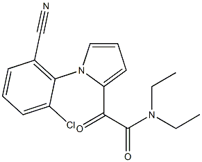 2-[1-(2-chloro-6-cyanophenyl)-1H-pyrrol-2-yl]-N,N-diethyl-2-oxoacetamide