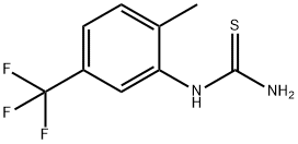 [2-methyl-5-(trifluoromethyl)phenyl]thiourea Struktur