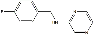 N-[(4-fluorophenyl)methyl]pyrazin-2-amine Structure