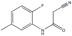 2-cyano-N-(2-fluoro-5-methylphenyl)acetamide