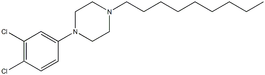 1-(3,4-dichlorophenyl)-4-nonylpiperazine Struktur