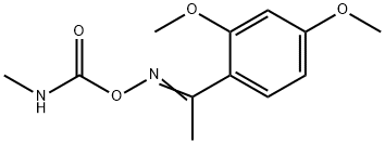 (Z)-[1-(2,4-dimethoxyphenyl)ethylidene]amino N-methylcarbamate 结构式