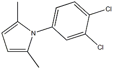 1-(3,4-dichlorophenyl)-2,5-dimethyl-1H-pyrrole 结构式