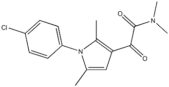 2-[1-(4-chlorophenyl)-2,5-dimethyl-1H-pyrrol-3-yl]-N,N-dimethyl-2-oxoacetamide