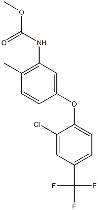 methyl N-{5-[2-chloro-4-(trifluoromethyl)phenoxy]-2-methylphenyl}carbamate Structure