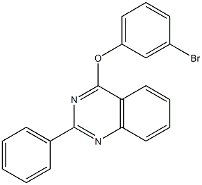 4-(3-bromophenoxy)-2-phenylquinazoline Structure