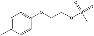 2-(2,4-dimethylphenoxy)ethyl methanesulfonate Struktur