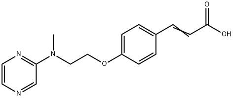 866156-92-5 (2E)-3-(4-{2-[methyl(pyrazin-2-yl)amino]ethoxy}phenyl)prop-2-enoic acid