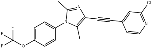 MGluR5 inhibitor Struktur