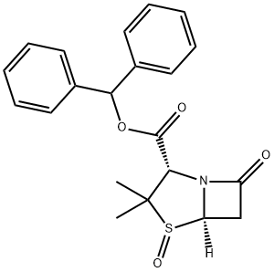 BENZHYDRYL 6,6-DIHYDROPENICILLIC ACID 1-OXIDE[TAZOBACTAM INTERMEDIATE] 化学構造式