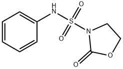 2-氧代-N-苯基噁唑烷-3-磺酰胺 结构式