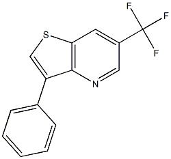 3-phenyl-6-(trifluoromethyl)thieno[3,2-b]pyridine Structure