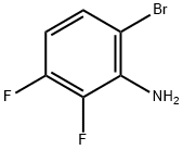 6-ブロモ-2,3-ジフルオロアニリン 化学構造式