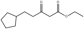 Cyclopentanepentanoic acid, β-oxo-, ethyl ester Structure