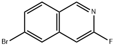 6-BroMo-3-fluoroisoquinoline, 891785-30-1, 结构式