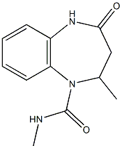 N,2-dimethyl-4-oxo-2,3,4,5-tetrahydro-1H-1,5-benzodiazepine-1-carboxamide Structure