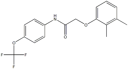 2-(2,3-dimethylphenoxy)-N-[4-(trifluoromethoxy)phenyl]acetamide Structure