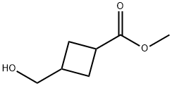 3-羟甲基环丁烷甲酸甲酯 结构式