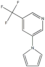 3-(1H-pyrrol-1-yl)-5-(trifluoromethyl)pyridine Struktur