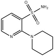 2-piperidin-1-ylpyridine-3-sulfonamide Struktur