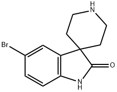 5-bromo-1'-methylspiro[indoline-3,4'-piperidin]-2-one Structure