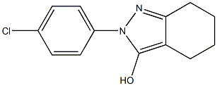 2-(4-chlorophenyl)-4,5,6,7-tetrahydro-2H-indazol-3-ol 结构式