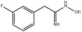 (Z)-2-(3-fluorophenyl)-N'-hydroxyethanimidamide Structure