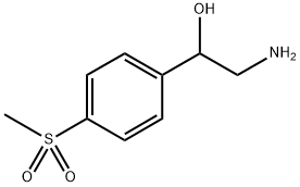 2-amino-1-(4-methanesulfonylphenyl)ethan-1-ol 结构式