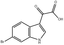 2-(6-溴-3-吲哚基)-2-氧代乙酸, 927676-51-5, 结构式