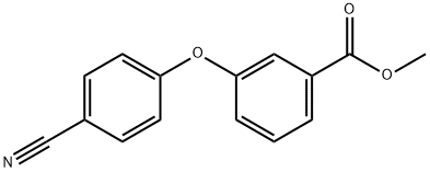 Methyl 3-(4-Cyanophenoxy)Benzoate Structure