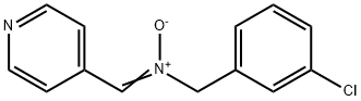 (Z)-[(3-chlorophenyl)methyl](oxido)[(pyridin-4-yl)methylidene]azanium Structure