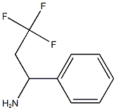 3,3,3-trifluoro-1-phenylpropan-1-amine 化学構造式
