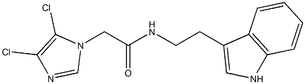 2-(4,5-dichloro-1H-imidazol-1-yl)-N-[2-(1H-indol-3-yl)ethyl]acetamide