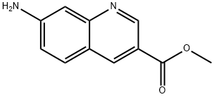 methyl 7-aminoquinoline-3-carboxylate 化学構造式