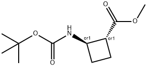 951173-24-3 (1R,2R)-2-{[(TERT-ブチルトキシ)カルボニル]アミノ}シクロブタン-1-カルボン酸メチル(ラセミ体)