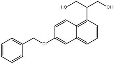 2-(6-(苄氧基)萘-1-基)丙烷-1,3-二醇,951624-30-9,结构式