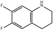 6,7-二氟-1,2,3,4-四氢喹啉 结构式