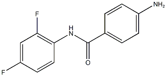 4-amino-N-(2,4-difluorophenyl)benzamide 结构式