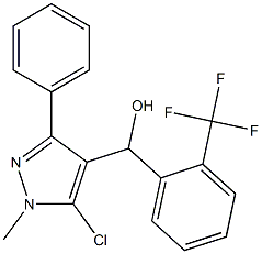 (5-chloro-1-methyl-3-phenyl-1H-pyrazol-4-yl)[2-(trifluoromethyl)phenyl]methanol|