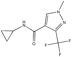  N-cyclopropyl-1-methyl-3-(trifluoromethyl)-1H-pyrazole-4-carboxamide