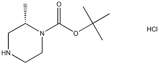 (S)-1-Boc-2-メチルピペラジン塩酸塩 化学構造式