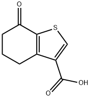 7-oxo-4,5,6,7-tetrahydro-1-benzothiophene-3-carboxylic acid(SALTDATA: FREE) Structure