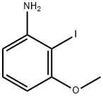 2-碘-3-甲氧基苯胺 结构式